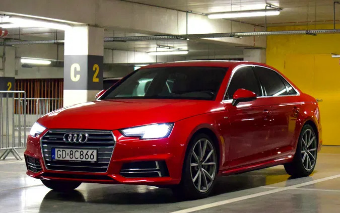 audi a4 gdańsk Audi A4 cena 94900 przebieg: 112794, rok produkcji 2017 z Gdańsk